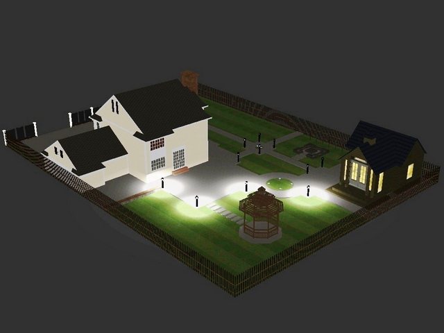 Проектирование уличного, наружного освещения