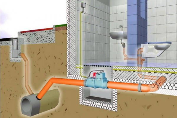 Проектирование канализации в туалете (общественном)