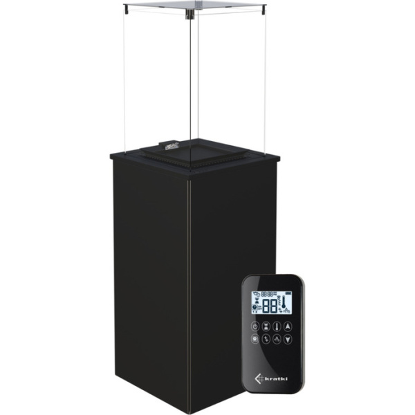 Kratki PATIO MINI/G31/37MBAR/S - сталь, с пультом ДУ